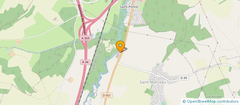 localisation de l'entreprise FOISSY à SAINT-MARCEAU