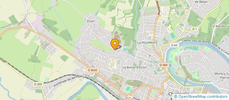 localisation de l'entreprise FOISSY GOLF  CHARLEVILLE-MEZIERES