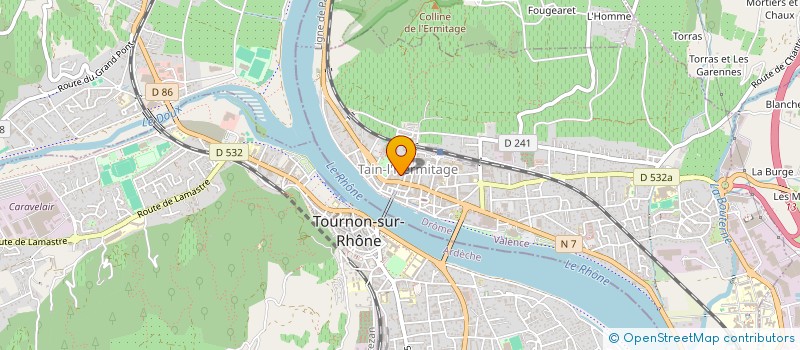 localisation de l'entreprise FOITY  TAIN-L'HERMITAGE