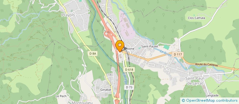 localisation de l'entreprise FOIX CANOE KAYAK EAU VIVE à FOIX
