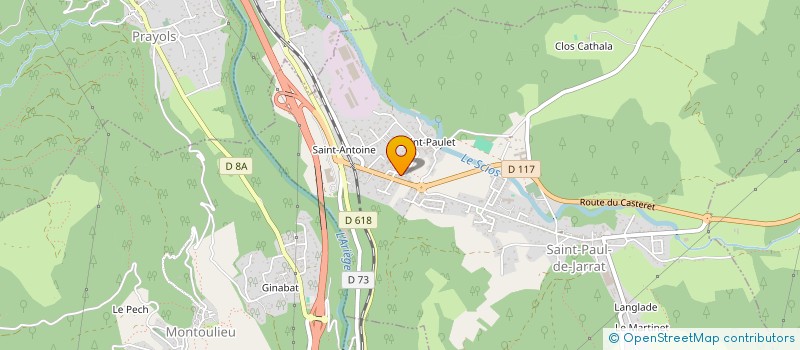 localisation de l'entreprise FOIX PARE-BRISE à SAINT-PAUL-DE-JARRAT