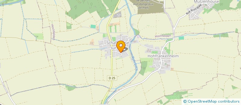 localisation de l'entreprise FOJ  HOCHFELDEN