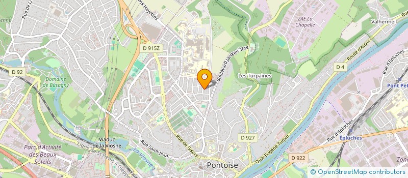 localisation de l'entreprise FOKALYSS à PONTOISE