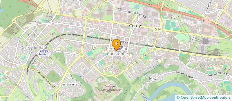 localisation de l'entreprise FOKENE IMMOBILIERE  CERGY