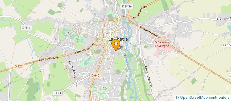 localisation de l'entreprise FOKSATILT à LA CHATRE