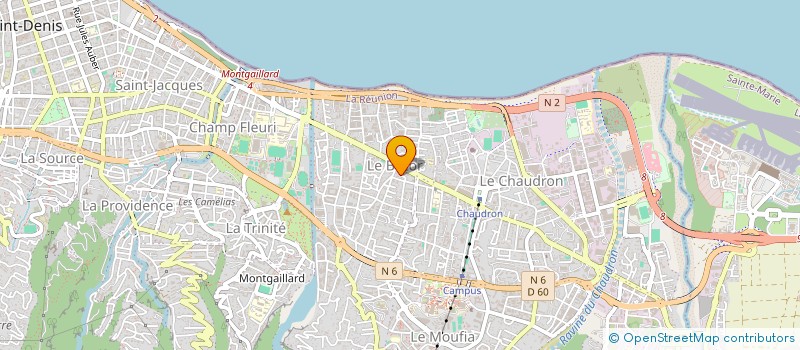 localisation de l'entreprise FOKUS à SAINT-DENIS