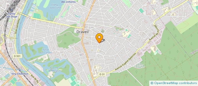 localisation de l'entreprise FOLAS à DRAVEIL