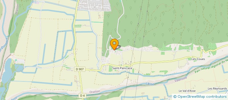 localisation de l'entreprise FOLATIERE  ORAISON