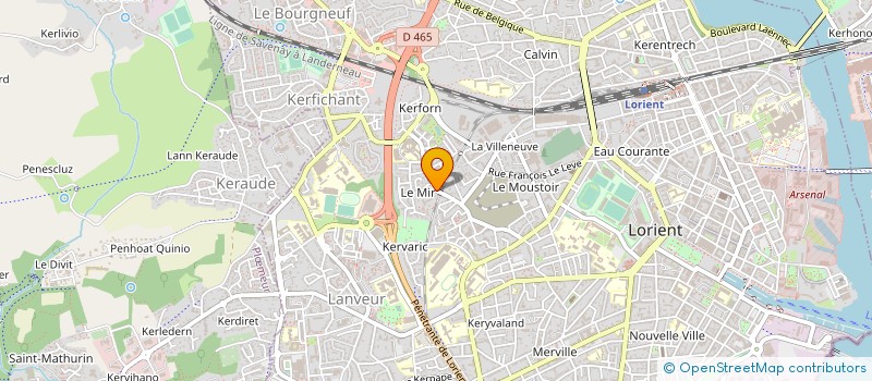 localisation de l'entreprise FOLCLO TOUS EN FORME G.V.  LORIENT