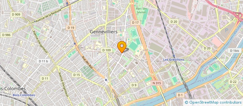 localisation de l'entreprise FOLD  GENNEVILLIERS