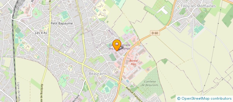 localisation de l'entreprise FOLEKA GROUPE  BEAURAINS