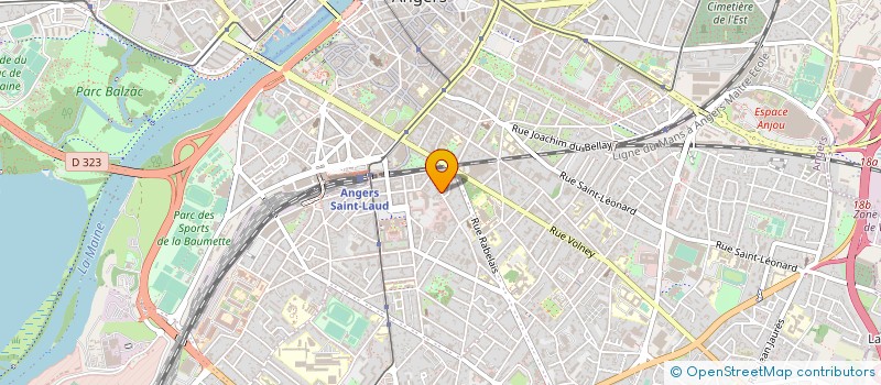 localisation de l'entreprise FOLEX H à ANGERS