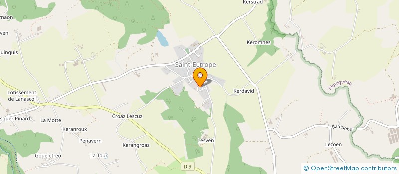 localisation de l'entreprise FOLGALVEZ CONSTRUCTION  PLOUGONVEN