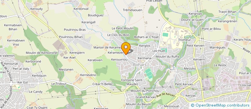 localisation de l'entreprise FOLGAR KERHUEL  BOHARS