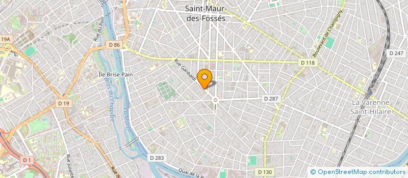 localisation de l'entreprise FOLIATEAM LEASE à SAINT-MAUR-DES-FOSSES