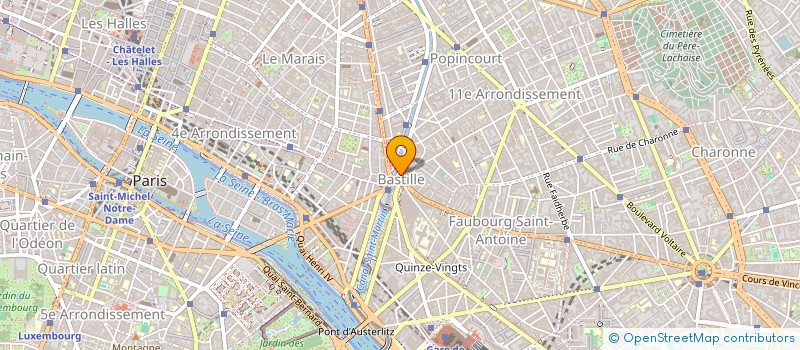 localisation de l'entreprise FOLIE CRABE BASTILLE  PARIS