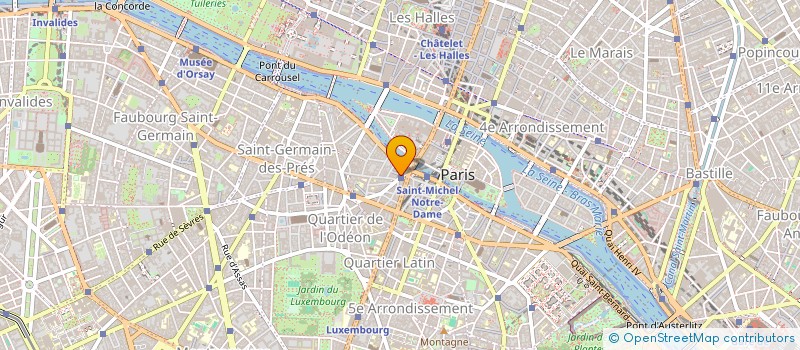 localisation de l'entreprise FOLIE CRABE ST MICHEL  PARIS