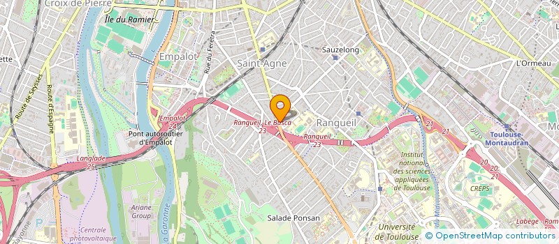 localisation de l'entreprise FOLIE DE PORCELAINE à TOULOUSE