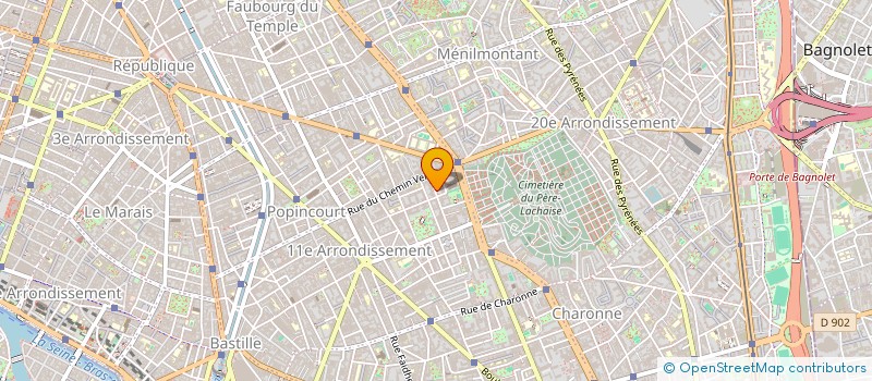 localisation de l'entreprise FOLIE MANIJO  PARIS