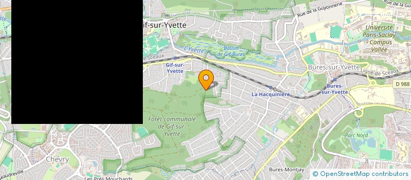 localisation de l'entreprise FOLIE TRIANON  GIF-SUR-YVETTE