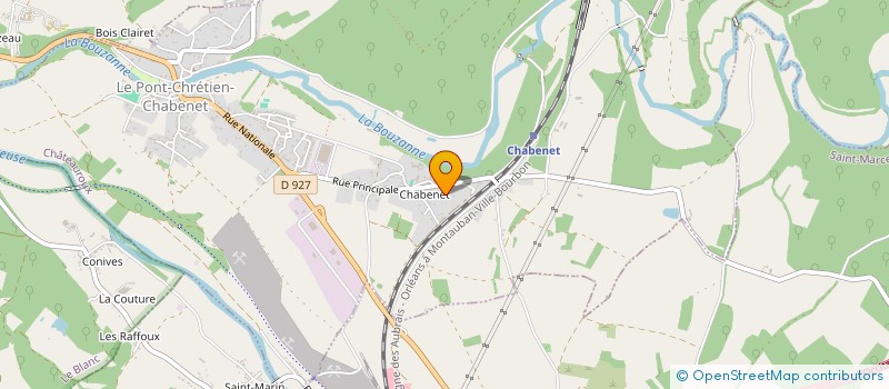 localisation de l'entreprise FOLIE Z'ORDINAIRES à LE PONT-CHRETIEN-CHABENET