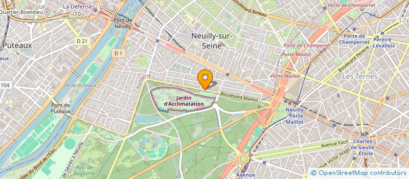 localisation de l'entreprise FOLIES DOUCES à NEUILLY-SUR-SEINE