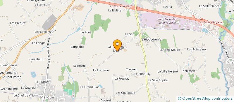 localisation de l'entreprise FOLIES DOUCES  LAMBALLE-ARMOR