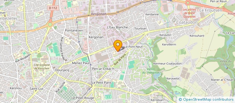 localisation de l'entreprise FOLIES HUB à BREST