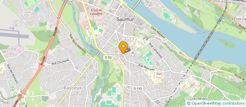 localisation de l'entreprise FOLIES PASTA  SAUMUR