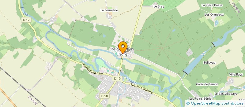 localisation de l'entreprise FOLIES REIGNACOISES  REIGNAC-SUR-INDRE