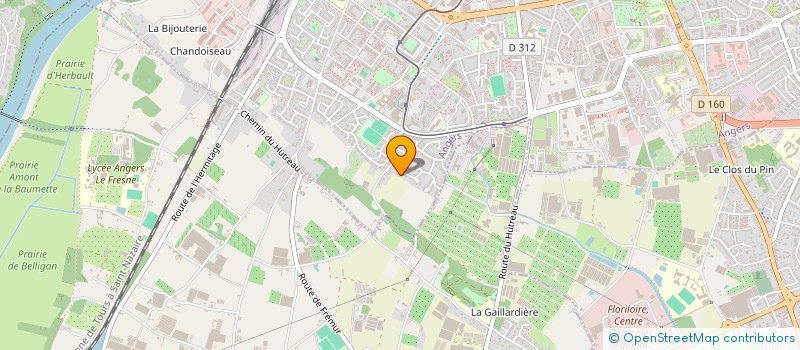 localisation de l'entreprise FOLIGAMMES à ANGERS