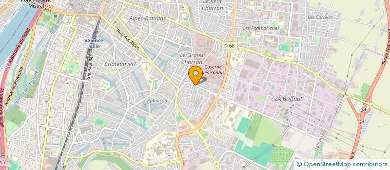 localisation de l'entreprise FOLIMAGE ANIMATION  VALENCE