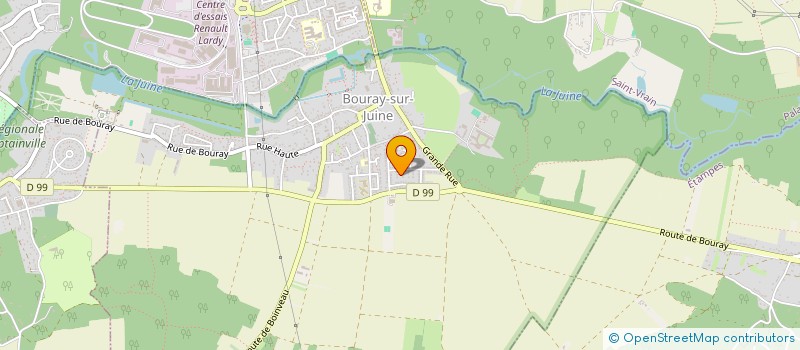 localisation de l'entreprise FOLIO-PAYSAGE  BOURAY-SUR-JUINE