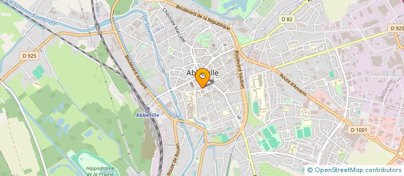 localisation de l'entreprise FOLION à ABBEVILLE