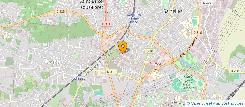 localisation de l'entreprise FOLIOPLAST SA à GROSLAY