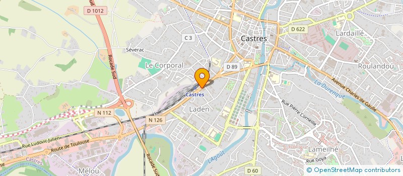 localisation de l'entreprise FOLIOS à CASTRES