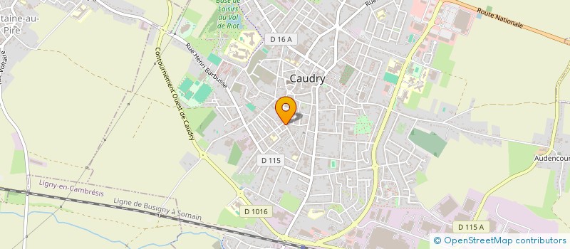 localisation de l'entreprise FOLIPRIX à CAUDRY