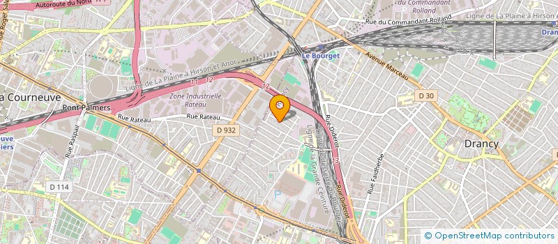 localisation de l'entreprise FOLITEX  DRANCY