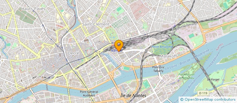 localisation de l'entreprise FOLK  NANTES