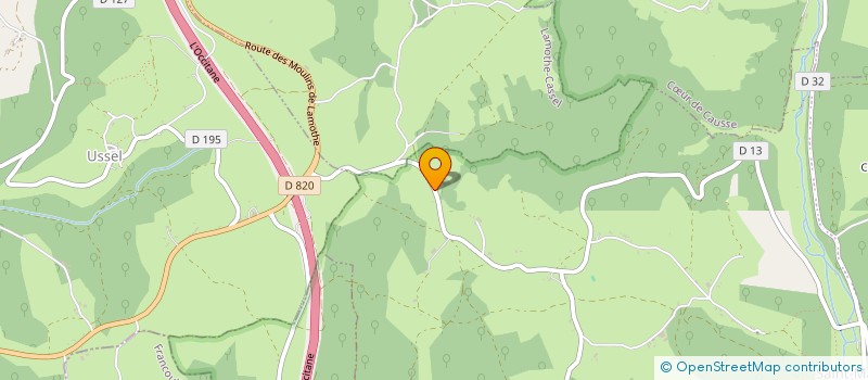 localisation de l'entreprise FOLK CLUB DE CAHORS  LES PECHS DU VERS