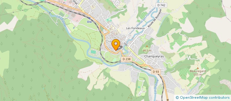 localisation de l'entreprise FOLK EN DIOIS  CHATILLON-EN-DIOIS