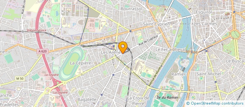 localisation de l'entreprise FOLK MEDIA  TOULOUSE