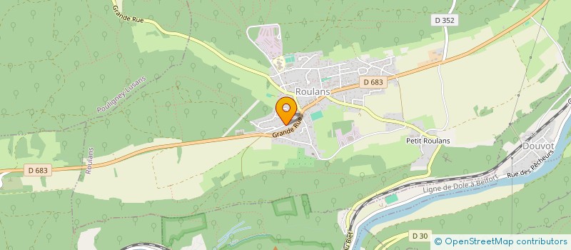 localisation de l'entreprise FOLKAFOND  ROULANS