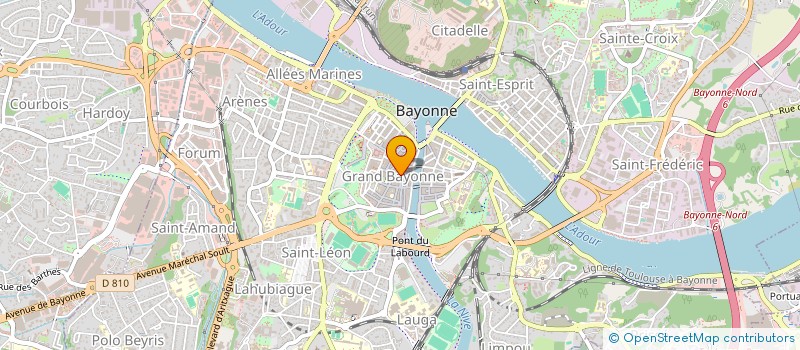 localisation de l'entreprise FOLKCOMPANY à BAYONNE