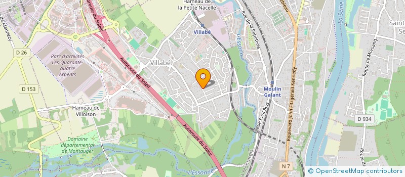 localisation de l'entreprise FOLKLORE SANS FRONTIERE VILLABE ALKAFR  VILLABE