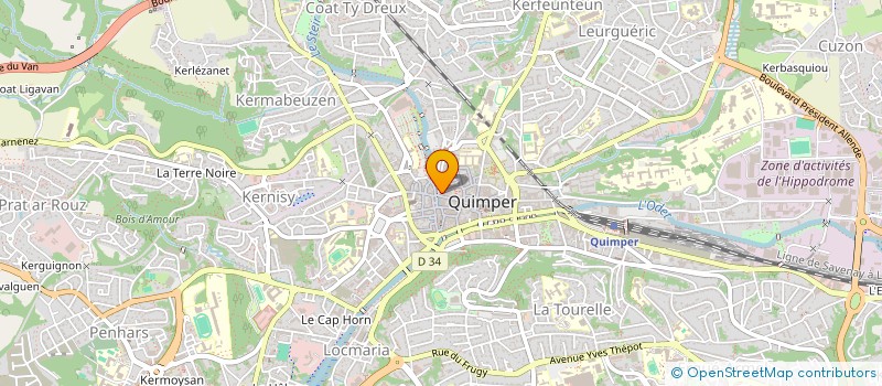 localisation de l'entreprise FOLKS & CO  QUIMPER