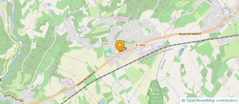 localisation de l'entreprise FOLL'ASSOC  VOUREY