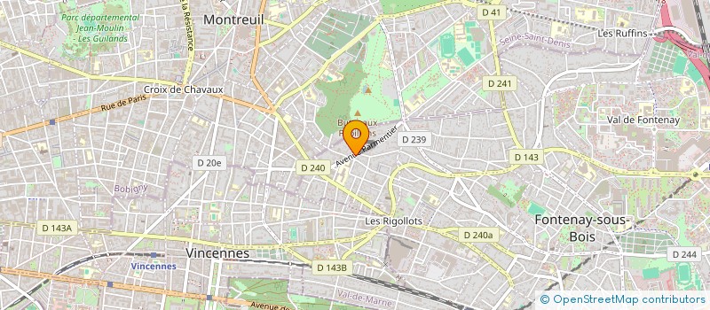 localisation de l'entreprise FOLLA à FONTENAY-SOUS-BOIS