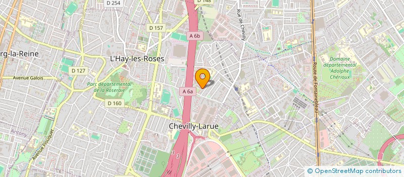 localisation de l'entreprise FOLLA TRANSPORTS à L'HAY-LES-ROSES