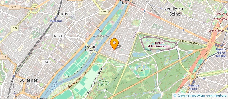 localisation de l'entreprise FOLLAIN à NEUILLY-SUR-SEINE